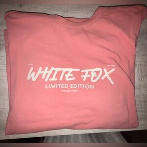 White Fox Boutique Pink Short Sleeve Tee